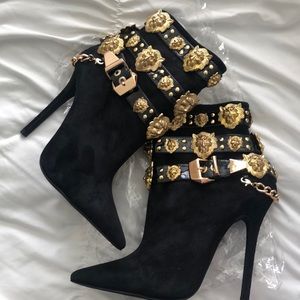 Jeffrey Campbell “Rokbar” Embellished Booties 🥰
